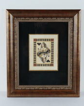 Load image into Gallery viewer, Vision Studio Harlequin Cards IV Queen of Hearts Framed Print 20 x 24