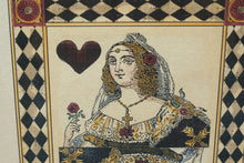 Load image into Gallery viewer, Vision Studio Harlequin Cards IV Queen of Hearts Framed Print 20 x 24