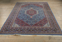 Load image into Gallery viewer, Hand Knotted Indo Persian Style Wool Area Rug with Bidjar Inspired Medallion