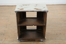Load image into Gallery viewer, Vintage Radio Cabinet Painted Distressed Console Accent Table Storage Cabinet