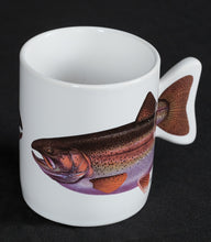 Load image into Gallery viewer, Vintage Rainbow Trout Fish Coffee Mug – 1990