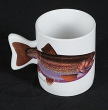 Load image into Gallery viewer, Vintage Rainbow Trout Fish Coffee Mug – 1990