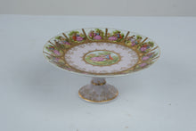Load image into Gallery viewer, Vintage Arnart Love Story Royal Vienna Style Porcelain Pedestal Cake Stand