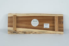 Load image into Gallery viewer, AVA Raised Acacia Wood Serving Board – “kitchen” Script – 18.5”