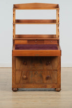 Load image into Gallery viewer, Rare Flip Front Secretary with Upper Bookshelves