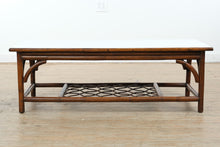 Load image into Gallery viewer, Rattan Coffee Table with White Laminate Top