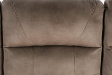 Load image into Gallery viewer, Brown Microfiber Manual Reclining Sofa with Three Seats
