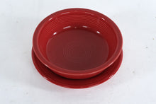 Load image into Gallery viewer, Homer Laughlin Fiesta Ware Scarlet 7" Bowl and Plate Set Fiesta USA