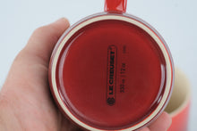 Load image into Gallery viewer, Le Creuset Set of 2 Stoneware Coffee Mugs Cerise Cherry Red 12 oz 350 ml