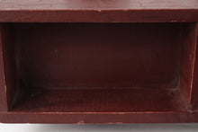 Load image into Gallery viewer, Vintage Handcrafted Red Wooden Toy Pickup Truck – Folk Art Style – 14.5" Long