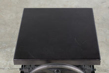 Load image into Gallery viewer, Restoration Hardware Scissor Lift Metal Side Table Adjustable Industrial Coffee Table