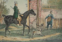 Load image into Gallery viewer, Carle Vernet Retour du Chasseur French Hunting Equestrian Print Framed