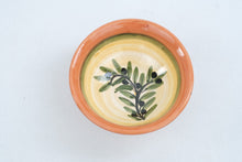 Load image into Gallery viewer, Handmade Rhodes Greece Pottery Olive Branch Bowl Terracotta 4 5 Inch