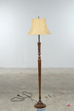 Load image into Gallery viewer, Fluted Wood Floor Lamp Neoclassical Traditional Column 63 Inch