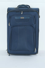 Load image into Gallery viewer, Ricardo Beverly Hills Wheeled Upright Suitcase – Navy Blue 24” Softside Luggage with Telescoping Handle