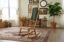 Load image into Gallery viewer, Windsor Style Comb Back Wooden Rocking Chair with Scroll Arms