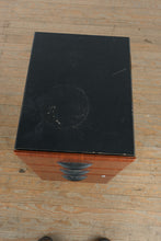 Load image into Gallery viewer, Mid Century Style Rolling Wood and Metal 3 Drawer File Cabinet on Casters
