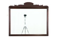 Load image into Gallery viewer, Rolling Autumn Flame Mahogany Mirror - 39" x 34"