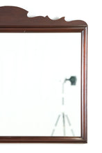 Load image into Gallery viewer, Rolling Autumn Flame Mahogany Mirror - 39" x 34"