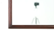 Load image into Gallery viewer, Rolling Autumn Flame Mahogany Mirror - 39" x 34"