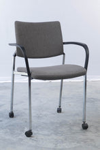 Load image into Gallery viewer, Rolling Font Arm Chair by Source - Charcoal