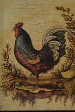 Load image into Gallery viewer, Vintage Cockerel II Rooster Farmhouse Framed Print 24x28