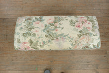 Load image into Gallery viewer, Vintage Floral Upholstered Bench
