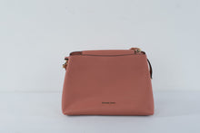 Load image into Gallery viewer, Michael Kors Coral Pink Saffiano Leather Shoulder Crossbody Bag