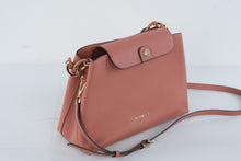 Load image into Gallery viewer, Michael Kors Coral Pink Saffiano Leather Shoulder Crossbody Bag