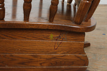 Load image into Gallery viewer, Solid Wood Traditional Glider Rocking Chair with Ottoman Footrest Swivel Base