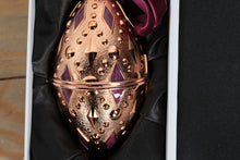 Load image into Gallery viewer, Pandora Christmas Ornament 2023 – Rose Gold and Purple Limited Edition