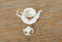 Load image into Gallery viewer, Royal Albert “Old Country Roses” Miniature Teapot – Fine Bone China, England