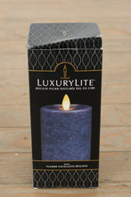 Load image into Gallery viewer, LuxuryLite LED Candle by Ganz β Textured Wax Pillar with Realistic Flickering Flame