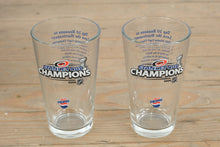 Load image into Gallery viewer, 2006 Stanley Cup Champions Pint Glasses – Carolina Hurricanes × Diet Pepsi (Set of 2)
