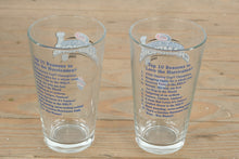 Load image into Gallery viewer, 2006 Stanley Cup Champions Pint Glasses – Carolina Hurricanes × Diet Pepsi (Set of 2)