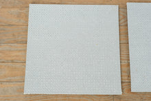 Load image into Gallery viewer, Set of 6 Pier 1 Imports Silver Diamond-Pattern Placemats β 15β Square