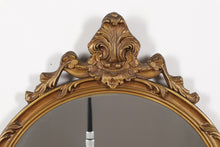 Load image into Gallery viewer, Round Gold Rococo Style Mirror