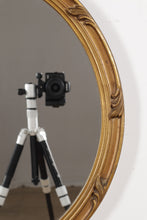 Load image into Gallery viewer, Round Gold Rococo Style Mirror