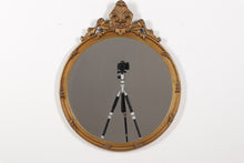 Load image into Gallery viewer, Round Gold Rococo Style Mirror