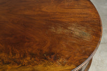 Load image into Gallery viewer, Henredon Acquisitions Round Burl Wood Drum End Table with Drawers