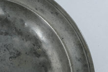 Load image into Gallery viewer, Antique English Pewter Charger Plate Crown Mark 13 Inch