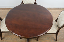 Load image into Gallery viewer, Bassett Round Dining Table Set with Upholstered Chairs