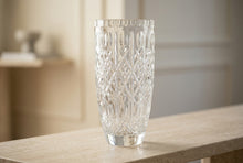 Load image into Gallery viewer, Royal Gallery 24 Percent Lead Crystal Vase 11 75 Inch Clear Cut Glass