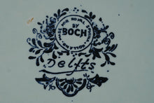 Load image into Gallery viewer, Royal Sphinx Holland Delft Plate by Boch – Horse & Carriage Scene B – 15.25” Blue & White