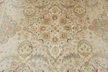 Load image into Gallery viewer, Turkish Oushak Rug – 9' x 12.3' Hand-Knotted Wool, High Knot Count, Muted Pastel Palette