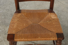 Load image into Gallery viewer, Set of 6 Traditional Ladder Back Dining Chairs with Woven Rush Seats