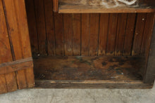 Load image into Gallery viewer, Rustic Bench-Made Wood Storage Cabinet with Slatted Door