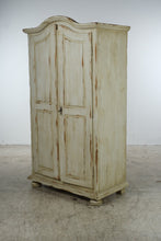 Load image into Gallery viewer, Distressed French Country Painted Wood Cabinet