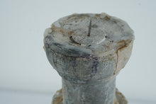 Load image into Gallery viewer, Vintage Rustic Wood Candle Holder Distressed White Farmhouse Primitive 18 Inch