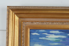 Load image into Gallery viewer, Signed 1997 Sailboat Seascape Original Oil Painting Framed Coastal Marine Art